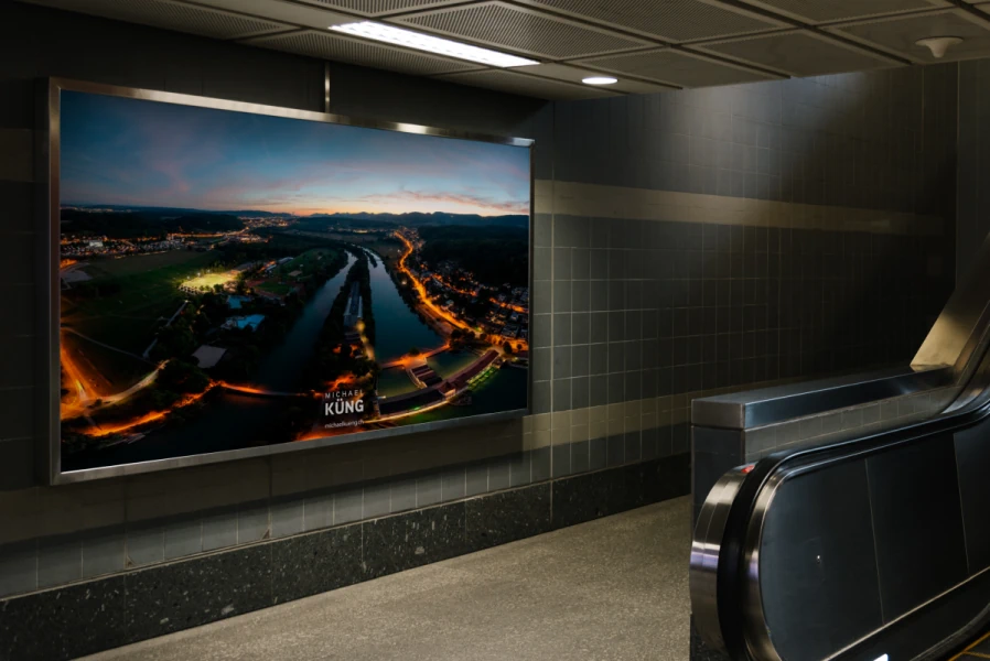 Mockup Leuchtdisplay